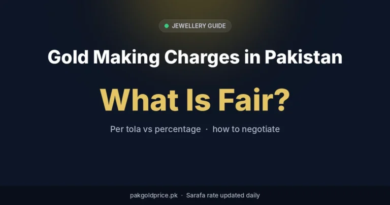 Gold Making Charges in Pakistan: What Is Fair?